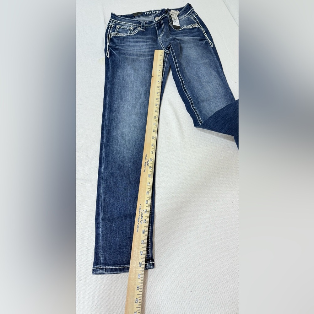 Grace Dark Blue Skinny Jeans - Picture 8 of 10